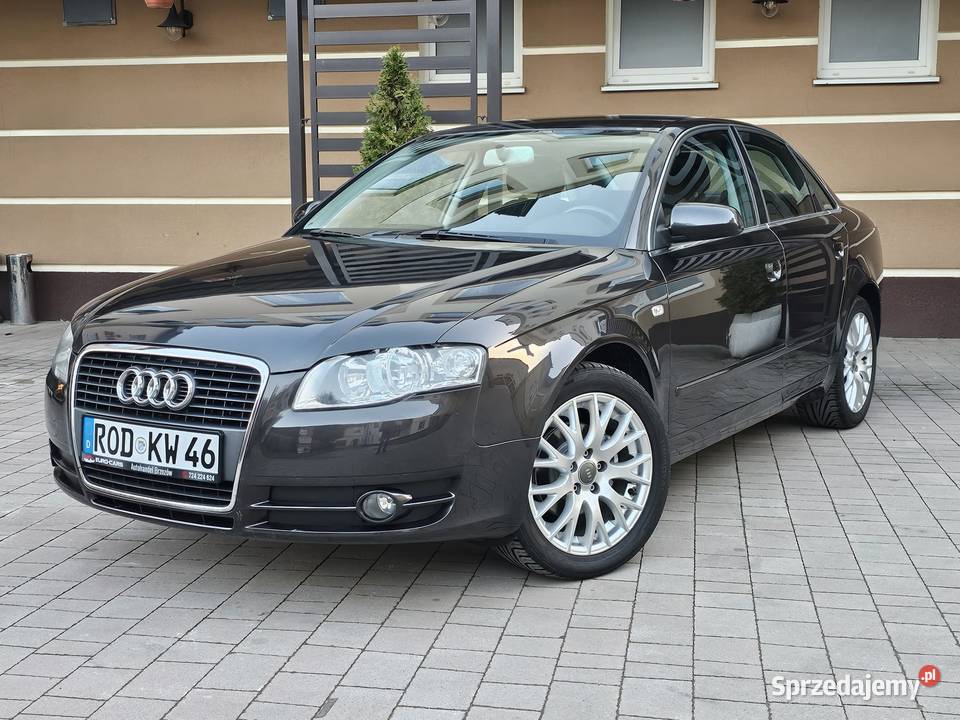 Audi A4 B7 Sedan 16 Benzyna KlimatronicTempomat ABS Brzozów