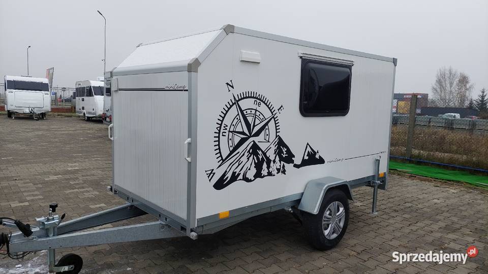 Mobilne Biuro OffROAD przyczepa na ryby wyprawę wielkopolskie Leszno