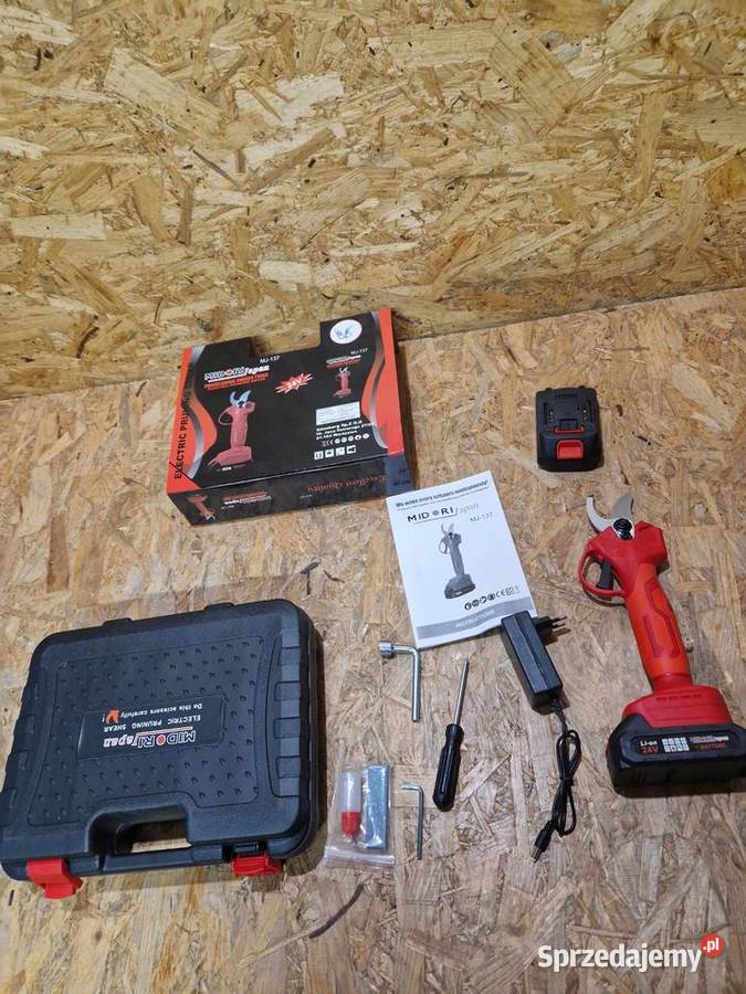 SEKATOR AKUMULATOROWY ELEKTRYCZNY NOŻYCE Głogowa sprzedam