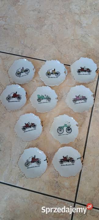 Spodki talerzyki kolekcjonerskie z motywem Tarnów