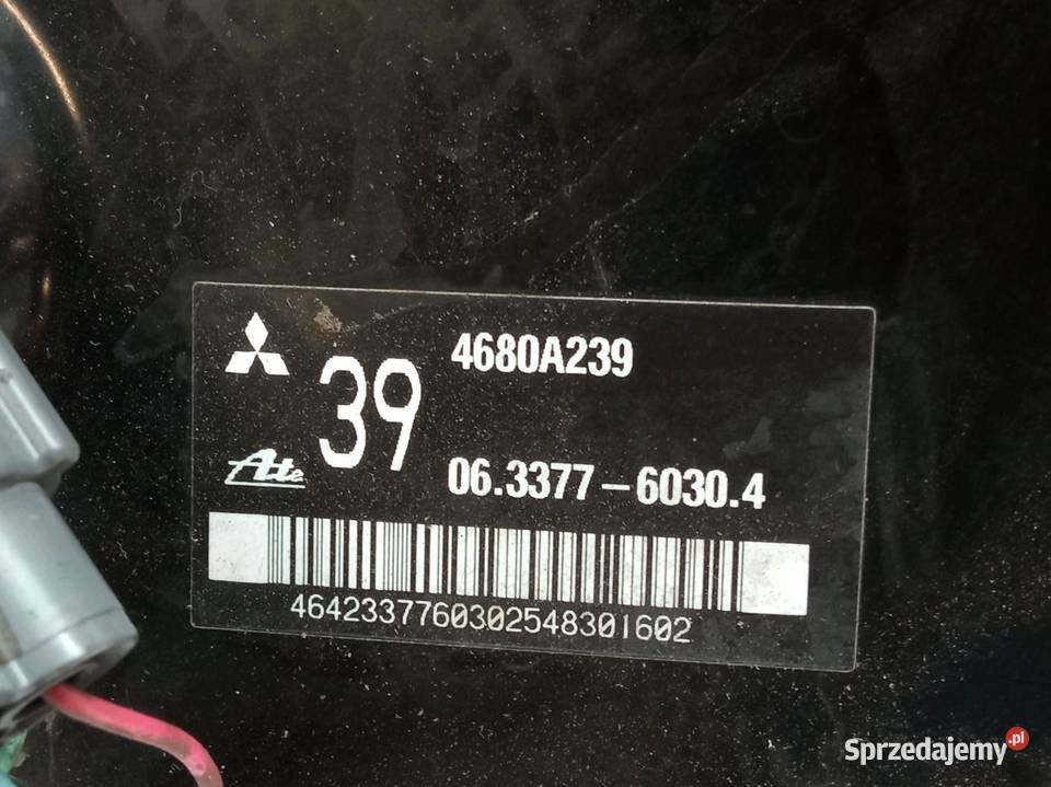 POMPA HAMULCOWA SERWO 4680A239 Mitsubishi ASX I Rok produkcji 2019 Pompy hamulcowe