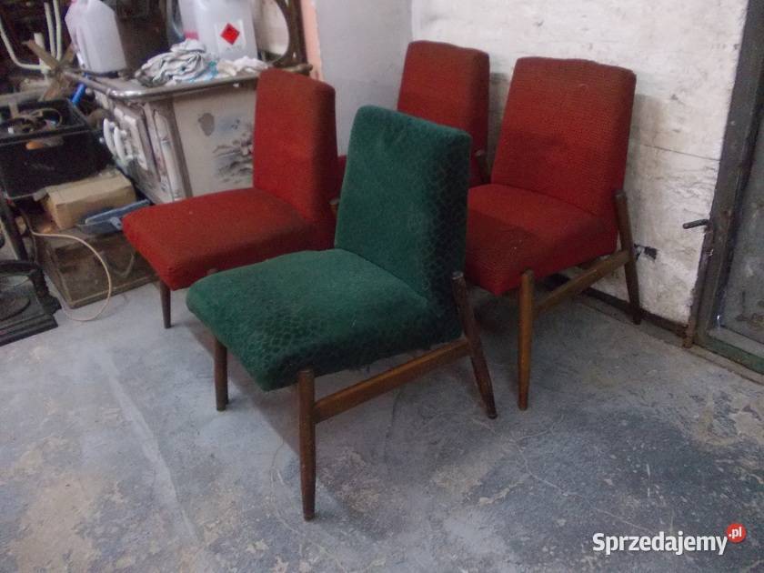 Stary fotel krzesło PRL vintage lata 60 Bielsko-Biała