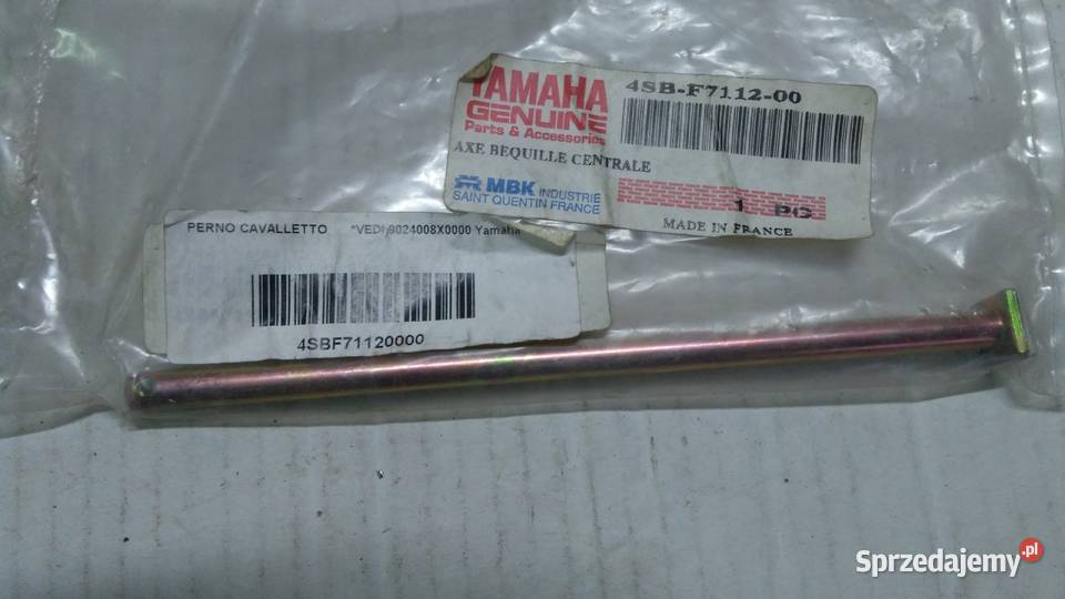 OŚ CENTRALNA PODNÓŻKA ORGINAŁ YAMAHA BOOSTER