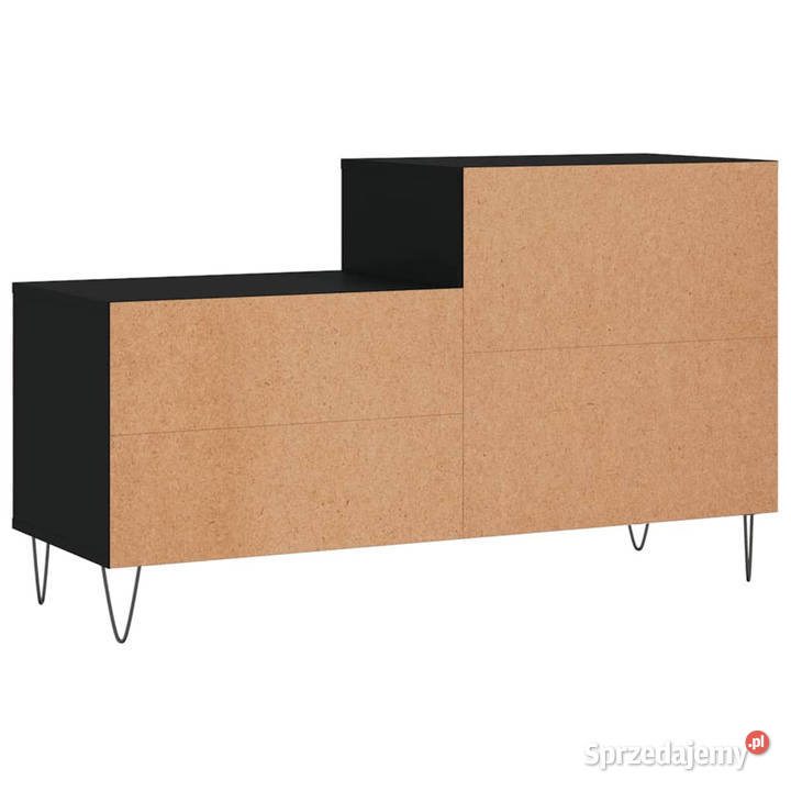 Szafka na buty czarna 102x36x60 materiał Warszawa