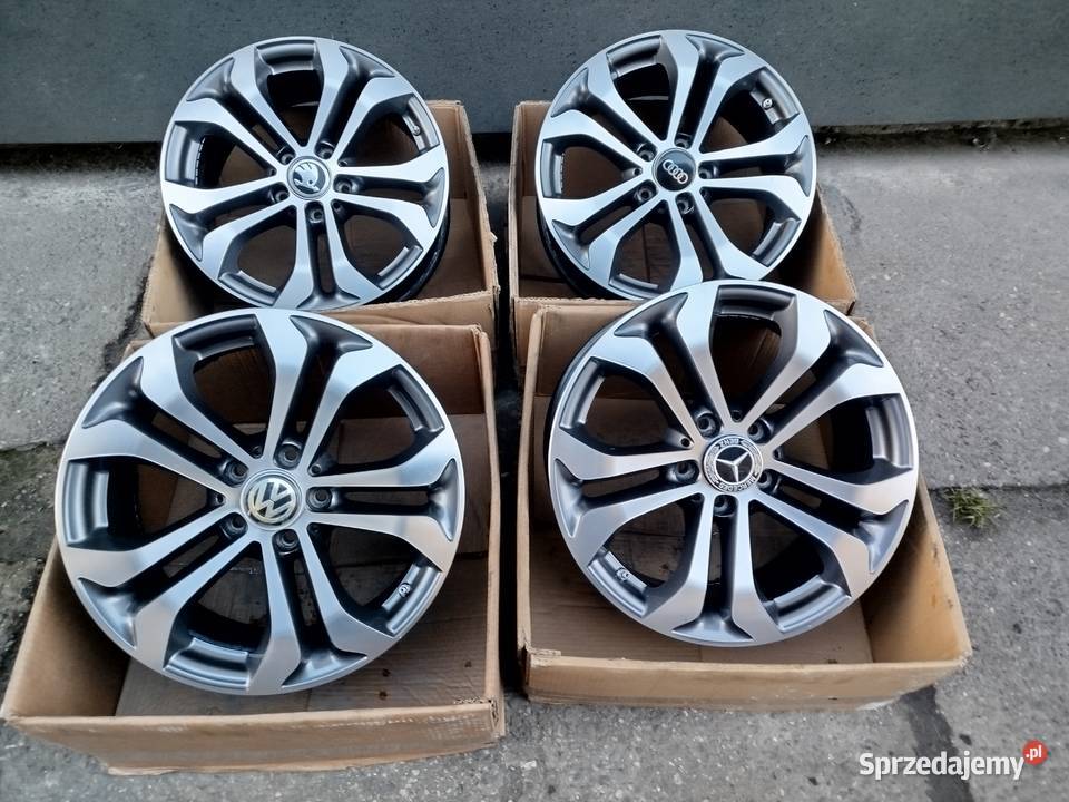 A317 ALUFELGI 17 5x112 75 Et 35 Mercedes Vw Bąków sprzedam
