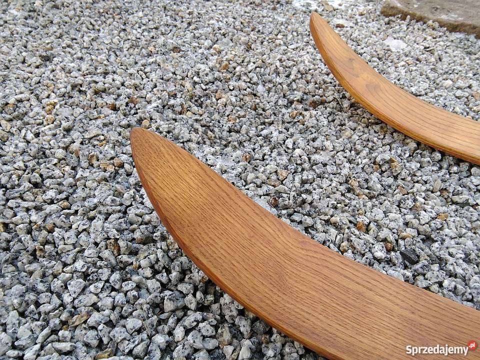 Stare drewniane narty retro Mesta Alpin Szklarska Poręba
