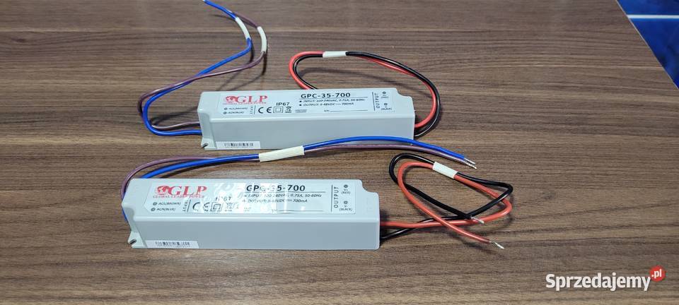 Zasilacz LED wodoodporny GLP GPC35700 34W 700mA Sosnowiec sprzedam