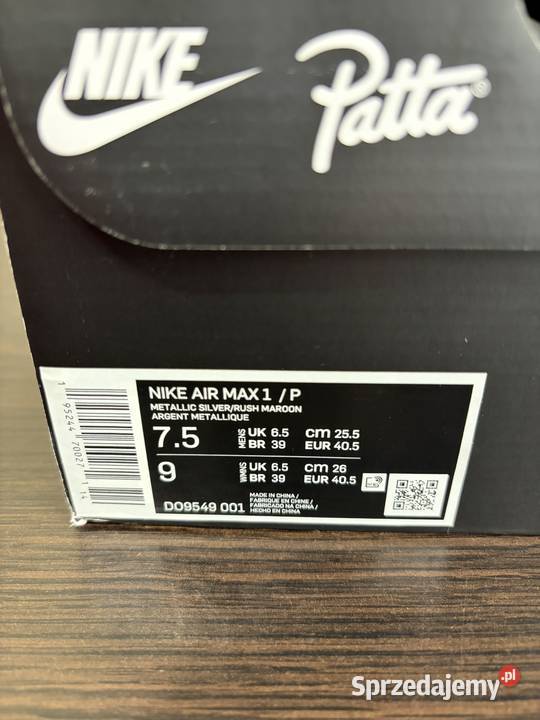 ButySneakersy Nike Air 1 Patta Waves DO9549001 Sportowe Katowice