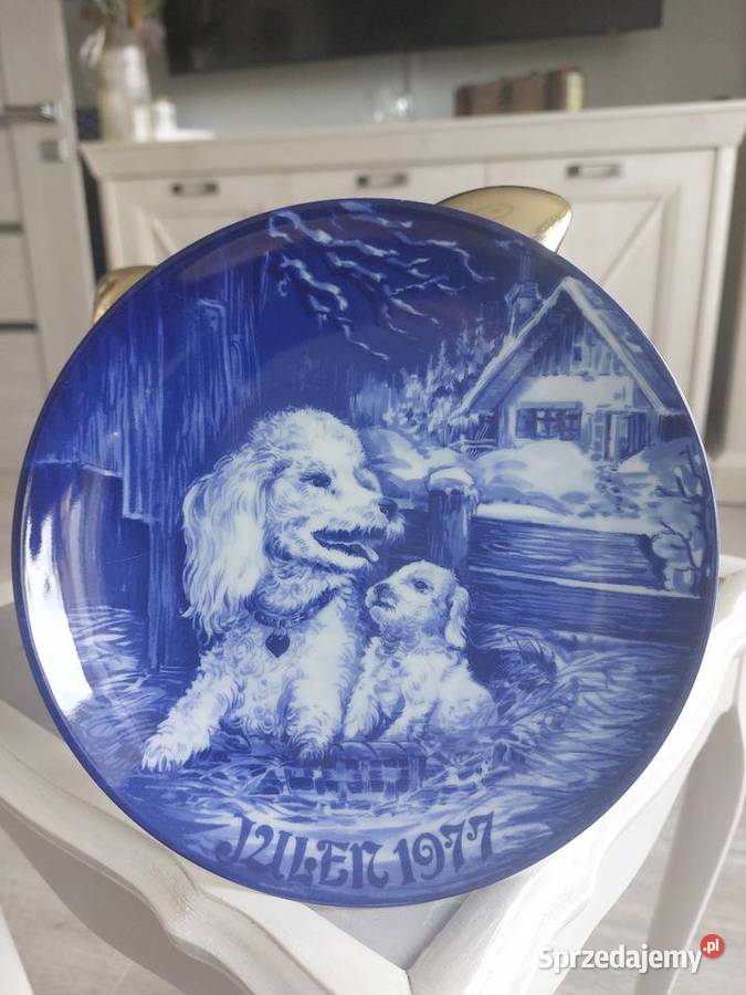 Trzy talerze porcelanowe ozdobne Wałbrzych sprzedam