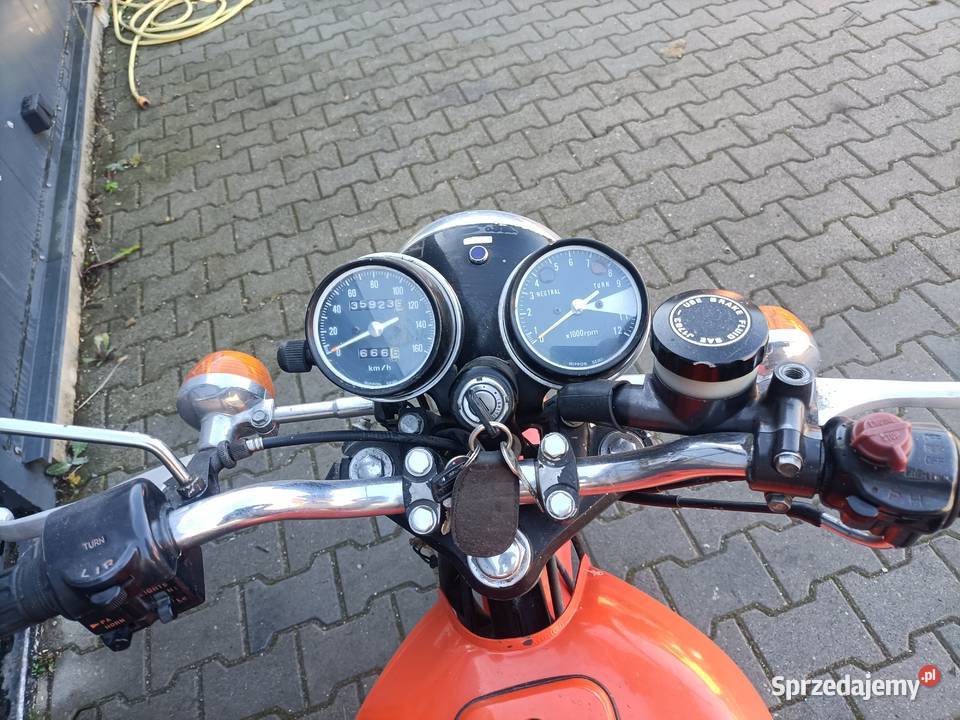 Honda CJ 250 zarejestrowana uszkodzony Padniewko