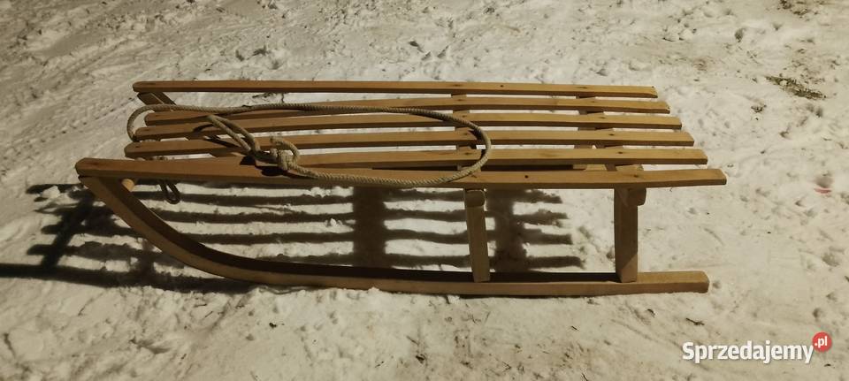 Sanki drewniane podlaskie