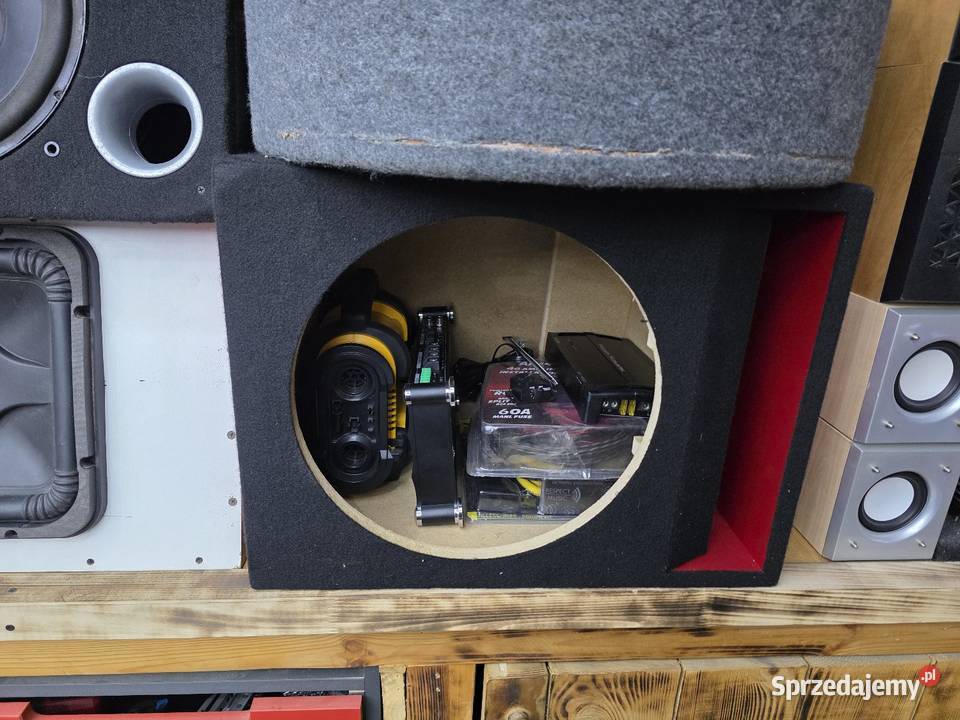 Sprzęt car audio subwoofer tuby radia przewody Sprzęt audio fabryczny Trzeboś