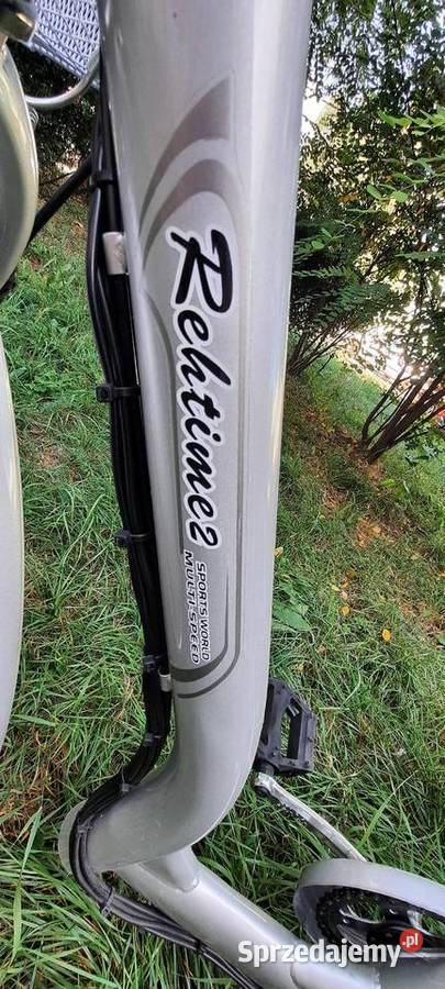Rower turystyczno rehabilitacyjny z napędem Elektryczne Łódź
