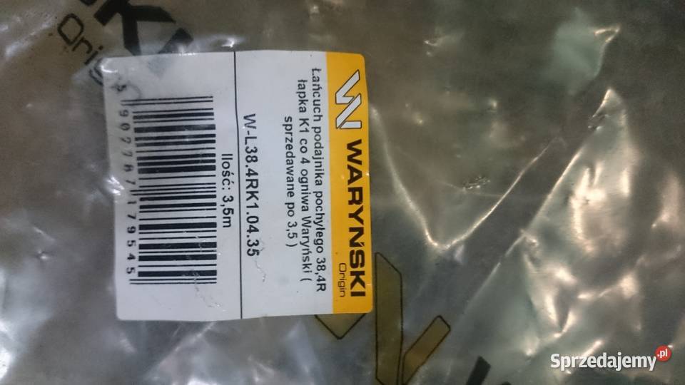 Łańcuch podajnika pochyłego 384VB nowy 7mb sprzedam