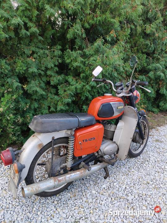 Motocykl MZ TS 125 deluxe 1984r z dokumentami do