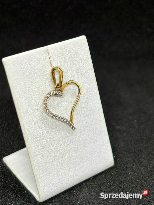 Złota zawieszka pr 333 057g Serce złoto Elbląg