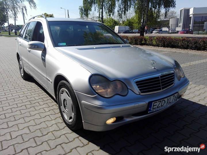 Ładny mercedes Cklasa 18 kompresor kombi zamiana przyciemniane szyby C-klasa Zduńska Wola