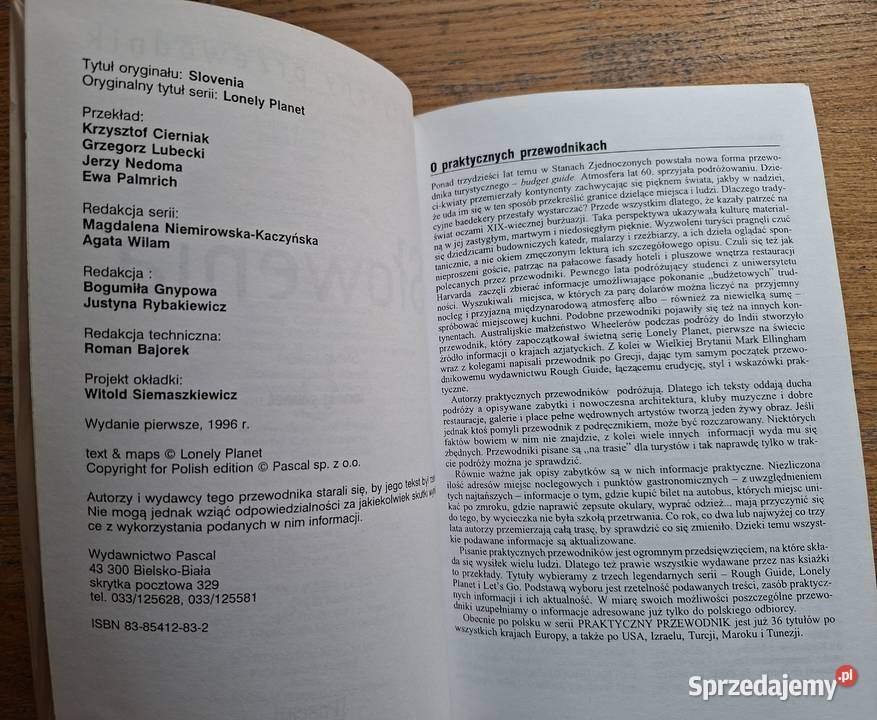Słowenia praktyczny przewodnik Pascal małopolskie Kraków