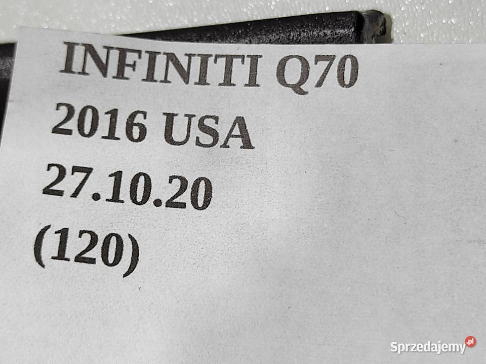 OSŁONA ZAŚLEPKA PODSZYBIA INFINITI Q70 M37 M56 Nowy Tomyśl sprzedam