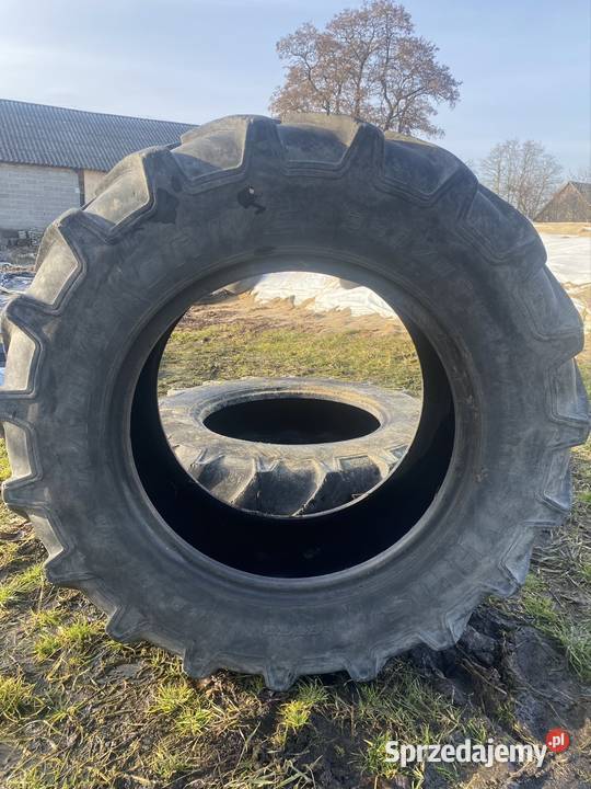 opony rolnicze używane 34085 R24 Wola Tesserowa sprzedam