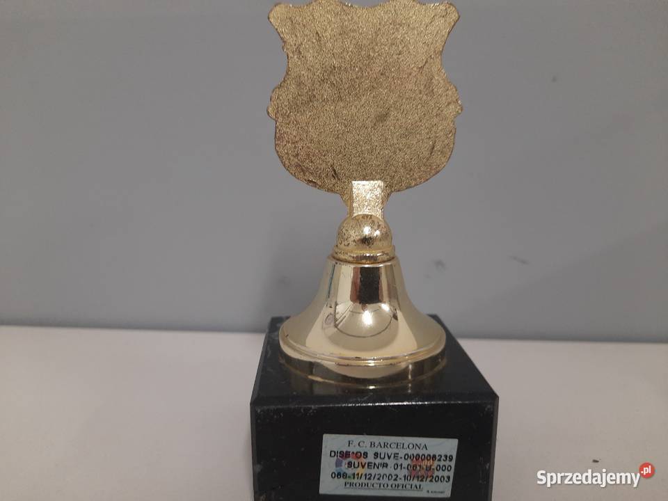 FC Barcelona statuetka oryginal 2003r Camp Nou Opole