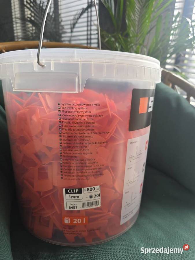 SYSTEM POZIOMOWANIA PŁYTEK SOLID KLIPSY 1mm 800 Pozostałe Opoczno sprzedam