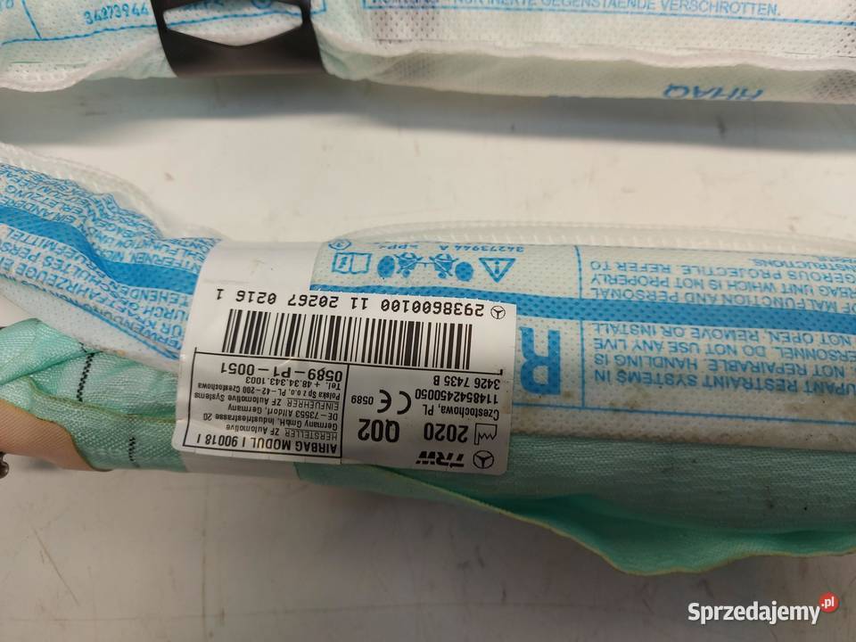 Mercedes EQC 400 W293 KURTYNA AIRBAG PRAWA sprzedam