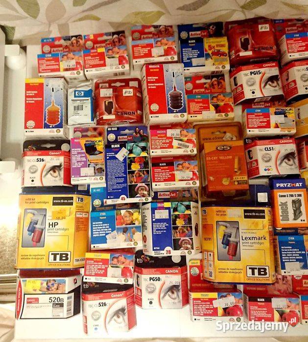 OK 100 Sztuk MIX Tuszy Zamienniki Oryginalne Drukarki i skanery Tarnów
