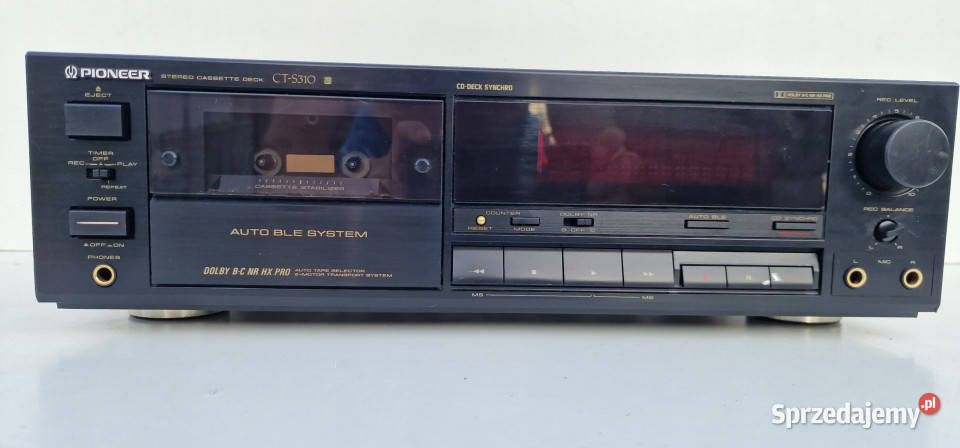 Magnetofon Pioneer CTS310 Stereo Cassette Deck wielkopolskie Międzychód