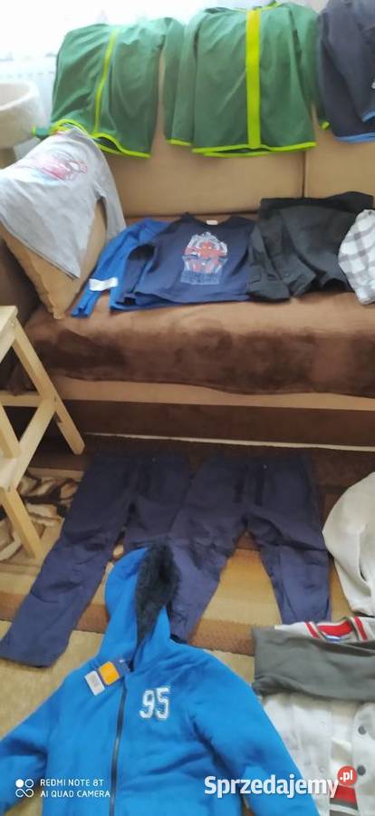 ubrania chłopięce rozmiar 110 116 paka ubrań 69 Poznań