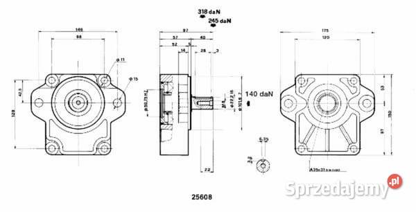 Łożysko przednie rozmiar 3 SAE B T3222 Kamionna