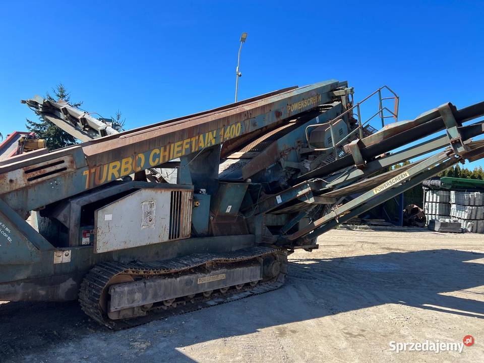 Powerscreen Chieftain 1400 Mobilny przesiewacz Kołodziejewo sprzedam