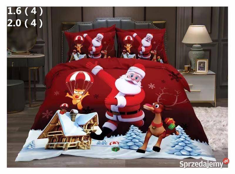 Komplet pościeli 3D 100 bawełna 4częściowy