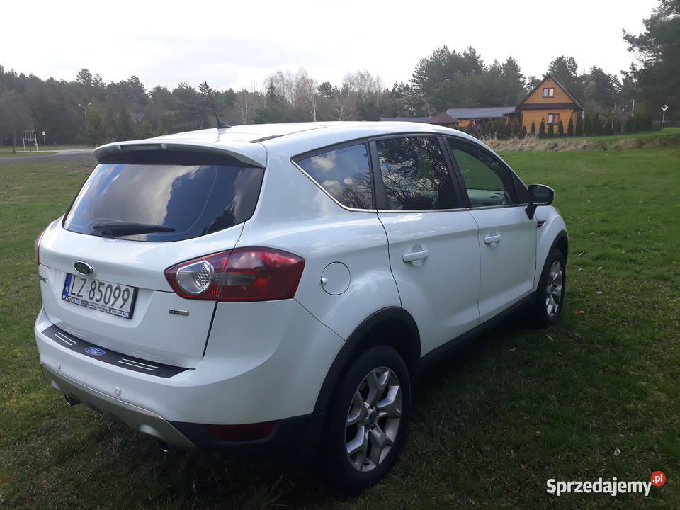 Ford Kuga z 2008 roku z panoramą w białym 20000cm3 Kuga Zamość