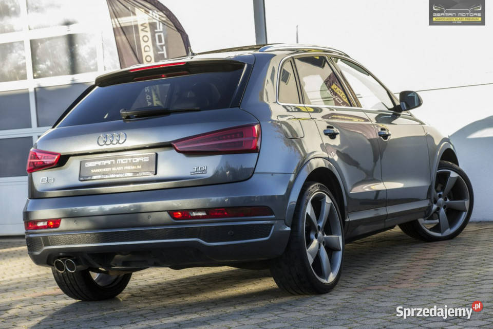 Audi Q3 SLINE Lift Ledy Daytona Panorama Hak system Start-Stop Gdynia sprzedam