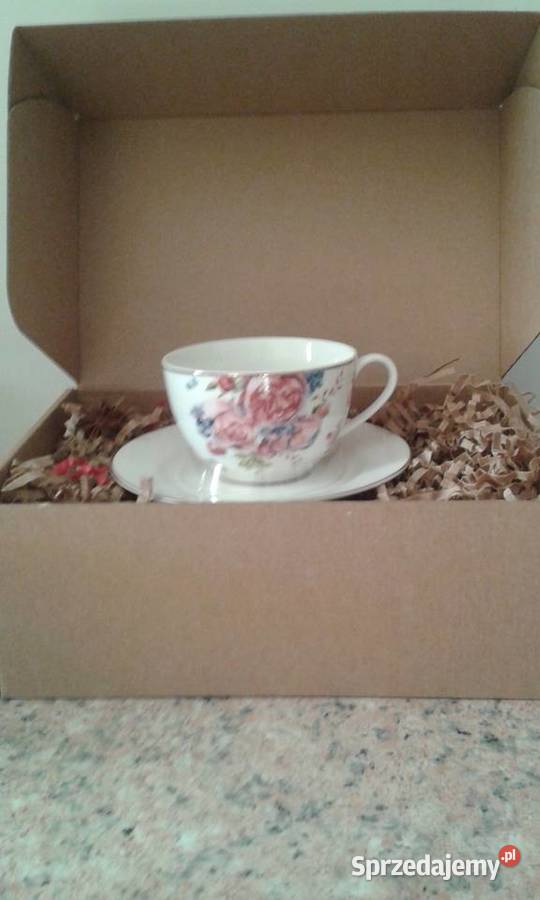 ALTOM DESIGN Filiżanka porcelanowa 200 ml ze biały Warszawa