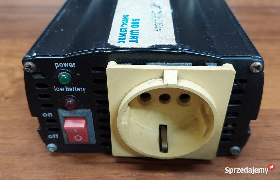 Przetwornica 24V 230V 500W1000W do TIRa