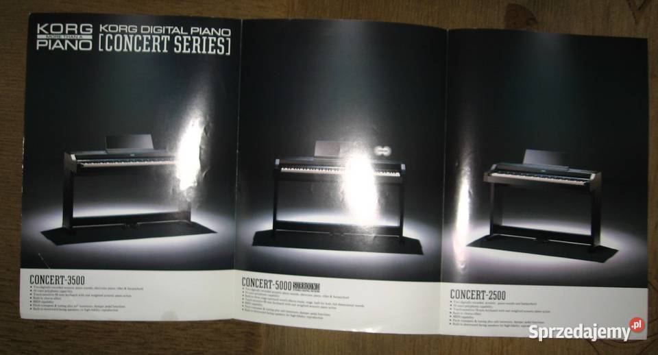 KORG Digital Piano Concert Series brochure Kępice