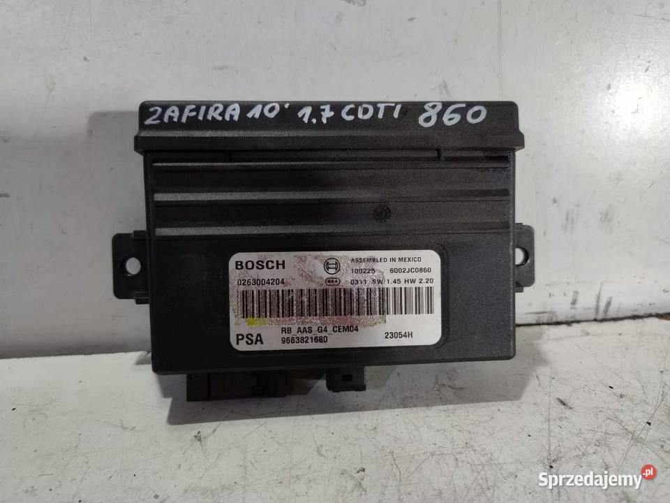 MODUŁ STEROWNIK PARKOWANIA OPEL ZAFIRA B sprzedam
