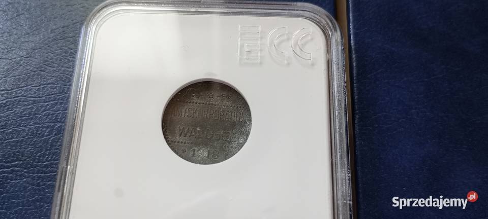 Stare monety 10 fenig 1918 cynk Niemcy grading Lesko sprzedam