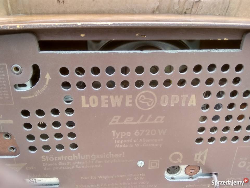 Radio lampowe Loewe Opta Bella gra sprzedam