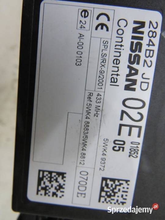 MODUŁ KOMFORTU QASHQAI J10 LIFT 284B2JD02E