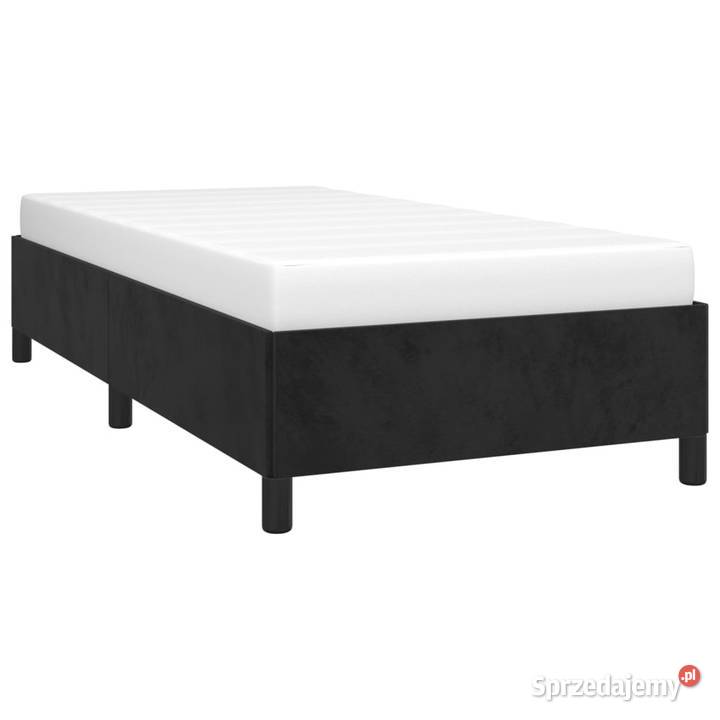 Rama łóżka czarna tapicerowana aksamitem 80 x 35cm Warszawa