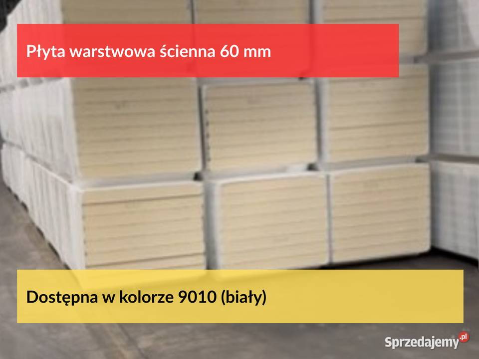 Płyta warstwowa ścienna 60mm płyta obornicka wielkopolskie Puszczykowo