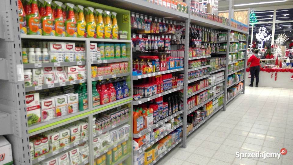 Regał sklepowy z odkładem nowy integracja wózek Kraków