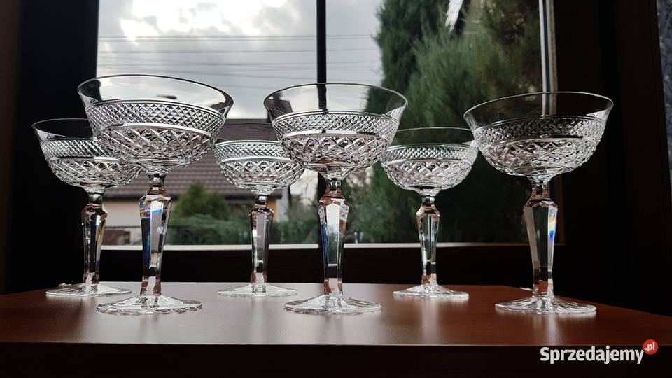 Kryształowe kieliszki do szampana Dąbrowa Górnicza