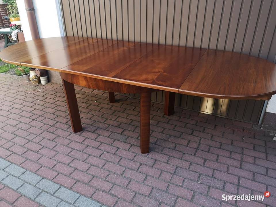 Stół ArtDeco Duży 292 Orzech Antyk Stary Swarzędz