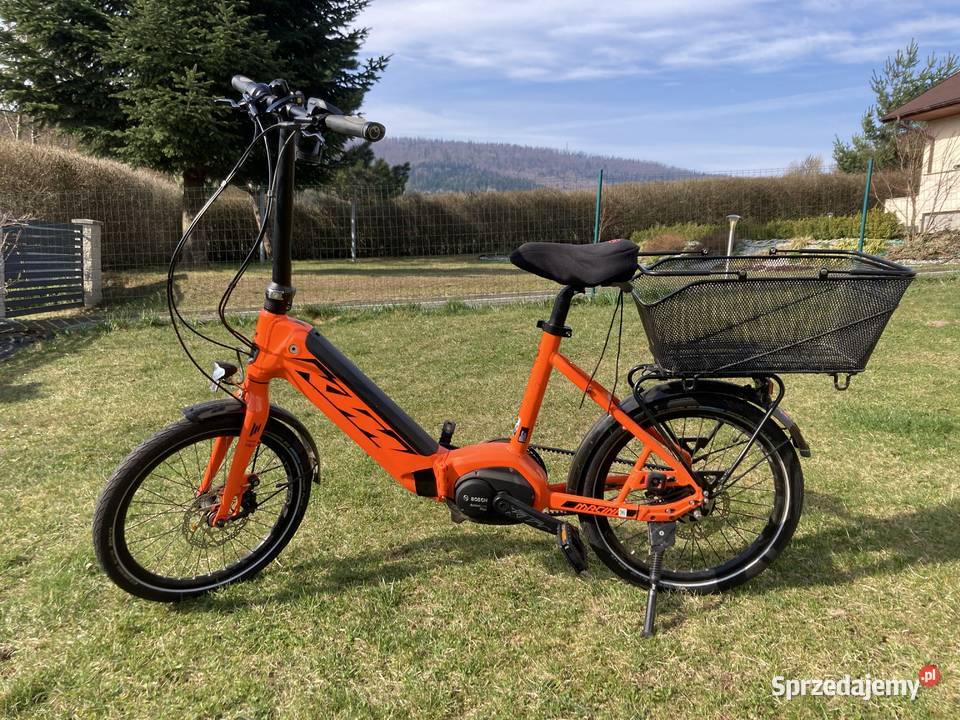 rower elektryczny składak KTM