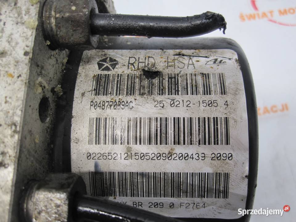 JEEP PATRIOT 10r 22 CRD pompa ABS P04877039AC świętokrzyskie Kielce