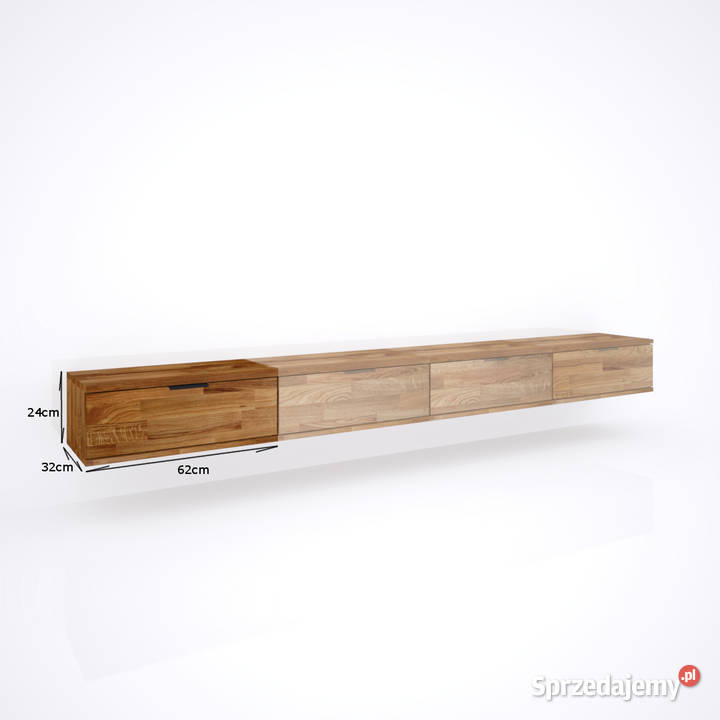FLORO szafka RTV 248 moduł dąb 01 24cm
